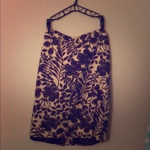 Printed Pencil Skirt